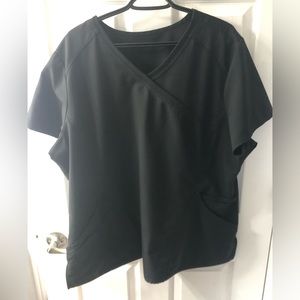 2/15$ ✨ Scrubstar Black Scrub Top